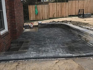 Mt. Lebanon Patio - Retaining Wall